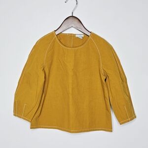 COS Golden Mustard Tunic Top Size 4-6Y